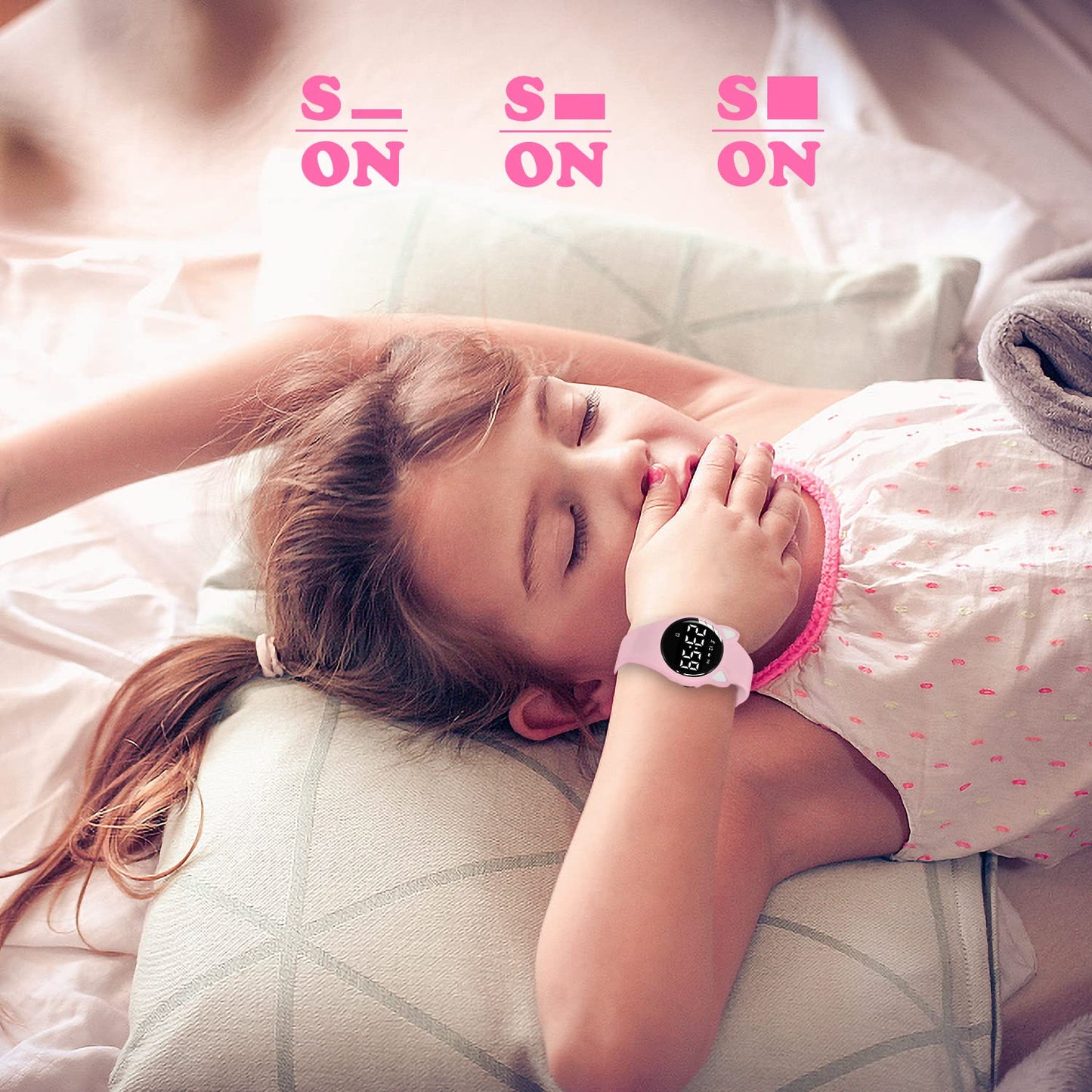 Bomieux Kids Digital Watch for Boys Girls,Sports Watch with Fitness Tracker Pedometer Vibration Alarm for Ages 5-15 No App Needed Waterproof Watches for Kids