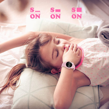 Bomieux Kids Digital Watch for Boys Girls,Sports Watch with Fitness Tracker Pedometer Vibration Alarm for Ages 5-15 No App Needed Waterproof Watches for Kids