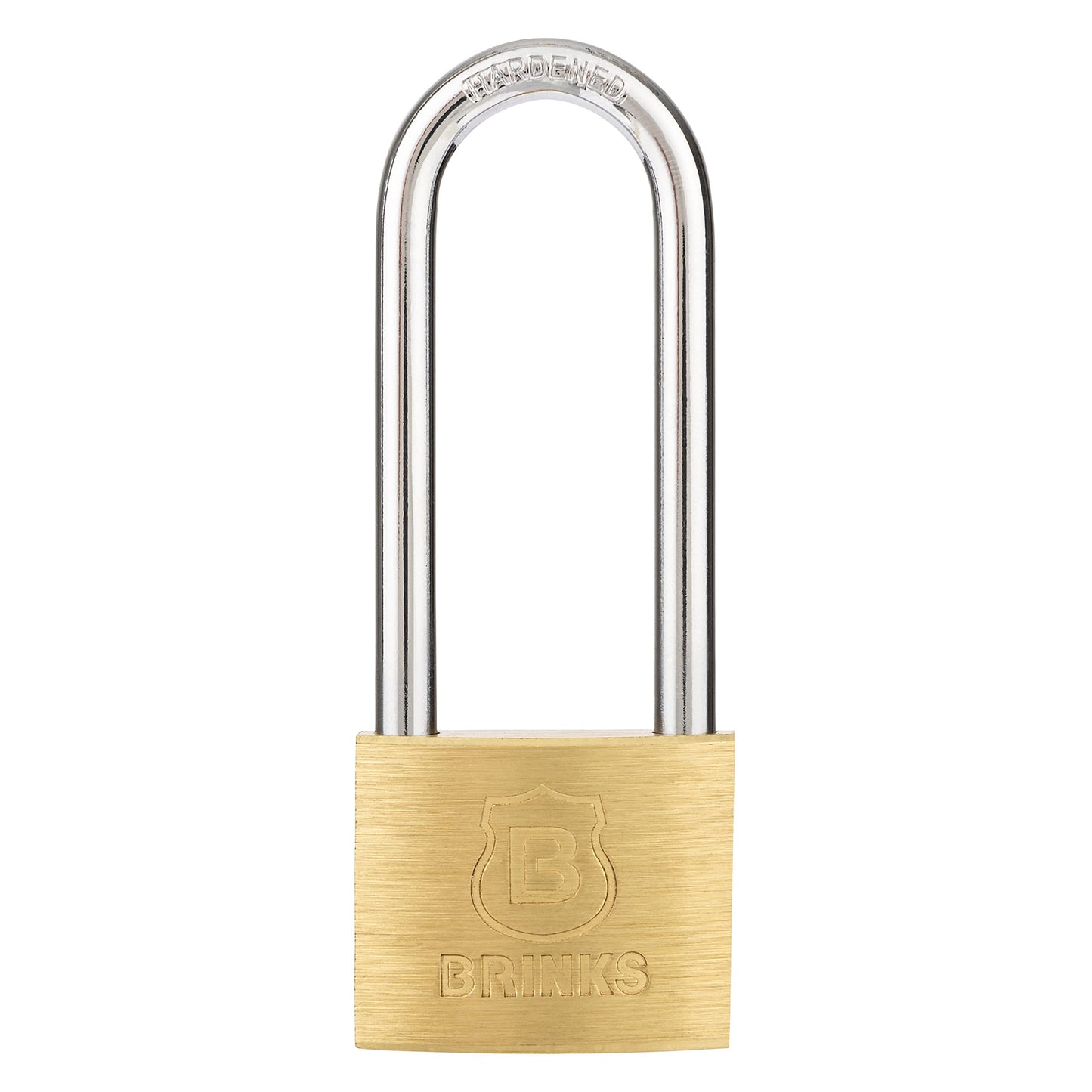BRINKS - 40mm Solid Brass Keyed Padlock with 2.5” Shackle Clearance, (171-42001)