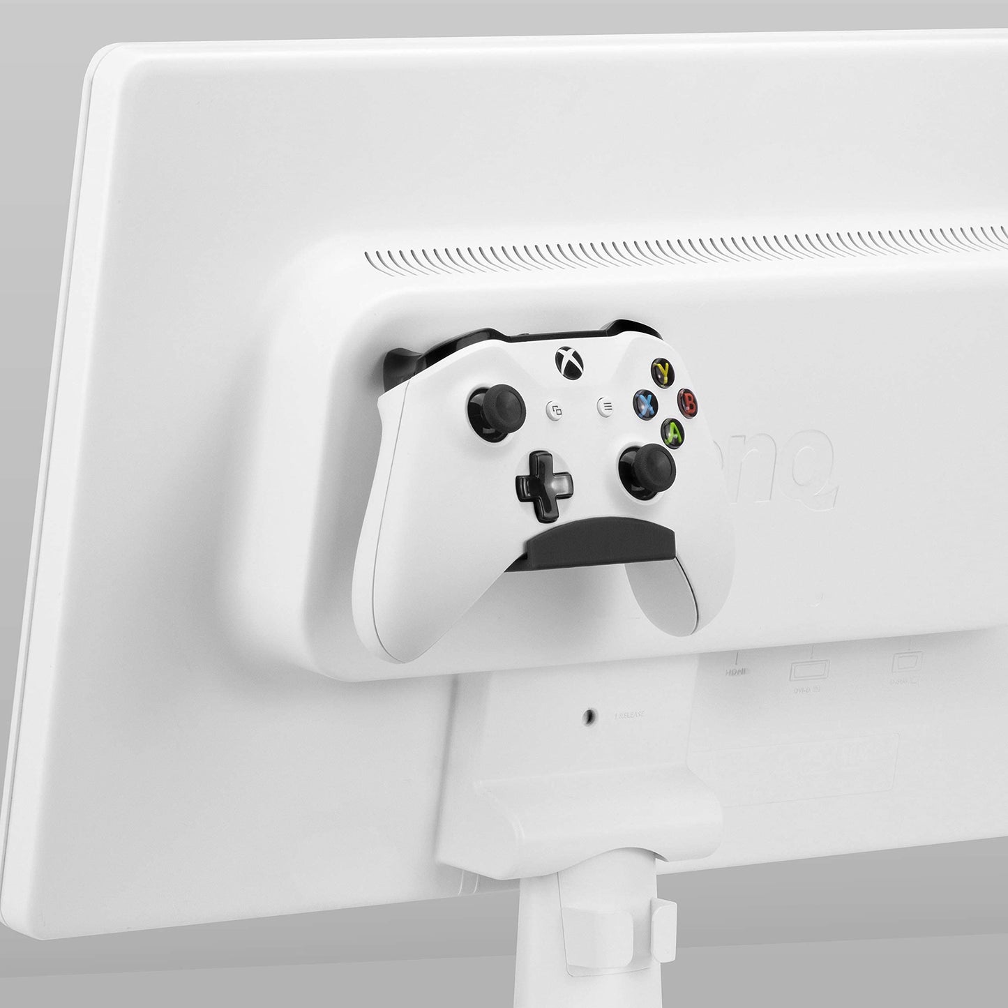 BRAINWAVZ Game Controller Holder Wall Mount Stand (4 Pack) For XBOX, PS5, SERIES X, ONE, PS4, PS3, SWITCH, NINTENDO, PC & MORE, Fits Latest & Retro Gamepads, Stick On, Easy To Install, UGC1