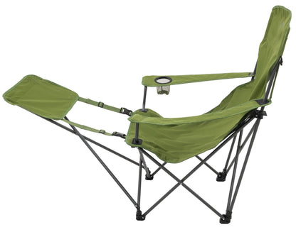 ALPS Mountaineering Escape Lounge Camping Chairs for Adults with Footrest and Adjustable Armrests, Sturdy Steel Frame, Compact Foldable Design, and Carry Bag, Cactus