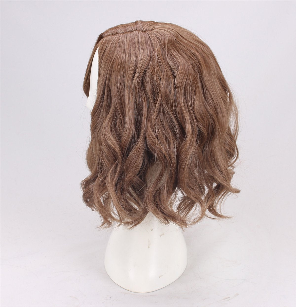 BoMing Man's Short Curly Brown Cosplay Wig Halloween Costume Wig