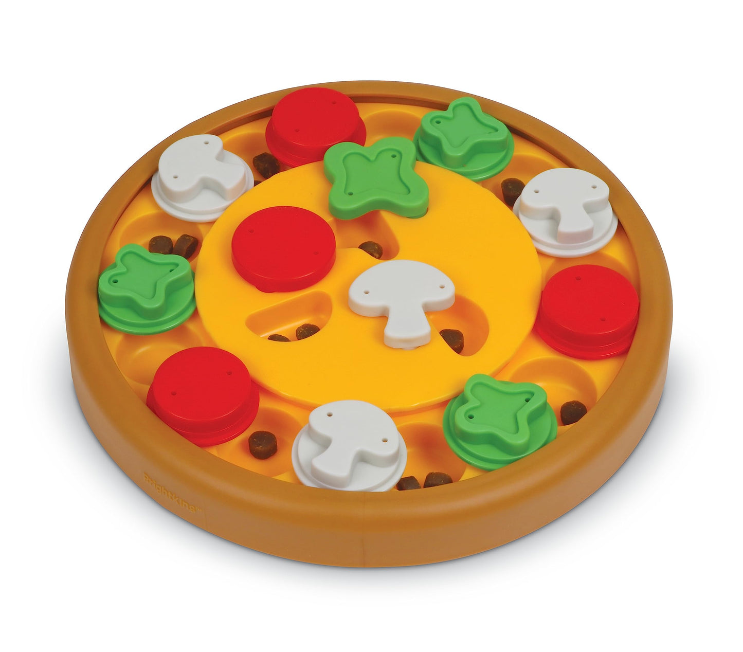 Brightkins Pizza Party! Treat Puzzle - Dog Enrichment Toys for Mental Stimulation, Interactive Gifts for Puppies