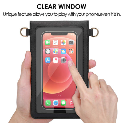 AnsTOP Small Crossbody Bag for Women - Phone Purse Crossbody Cell Phone Purse for Women with 2 Strap