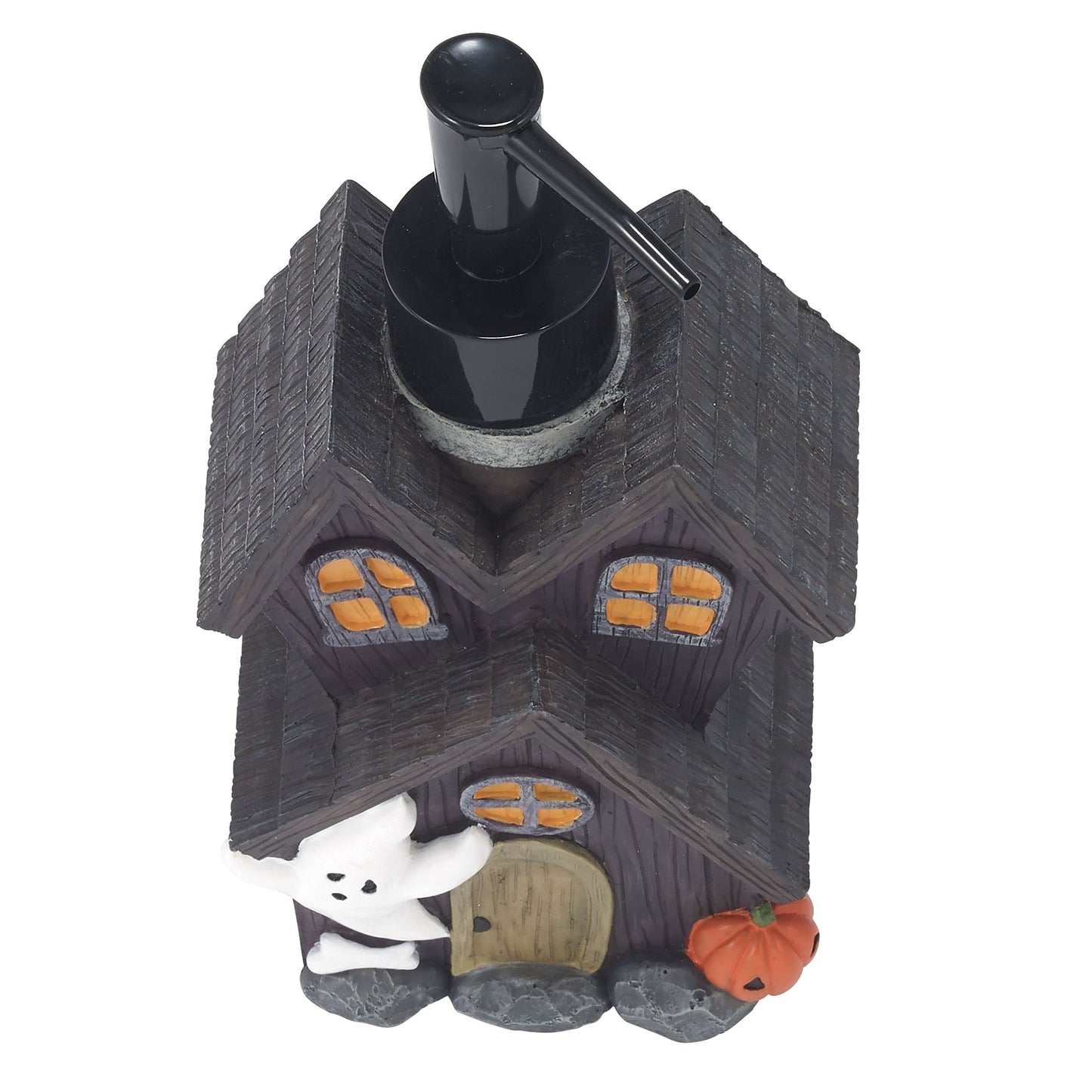 Avanti Linens - Soap Dispener/Lotion Pump, Guest Bathroom Essentials, Spooky House Inspired Bath Decor (Halloween Collection)