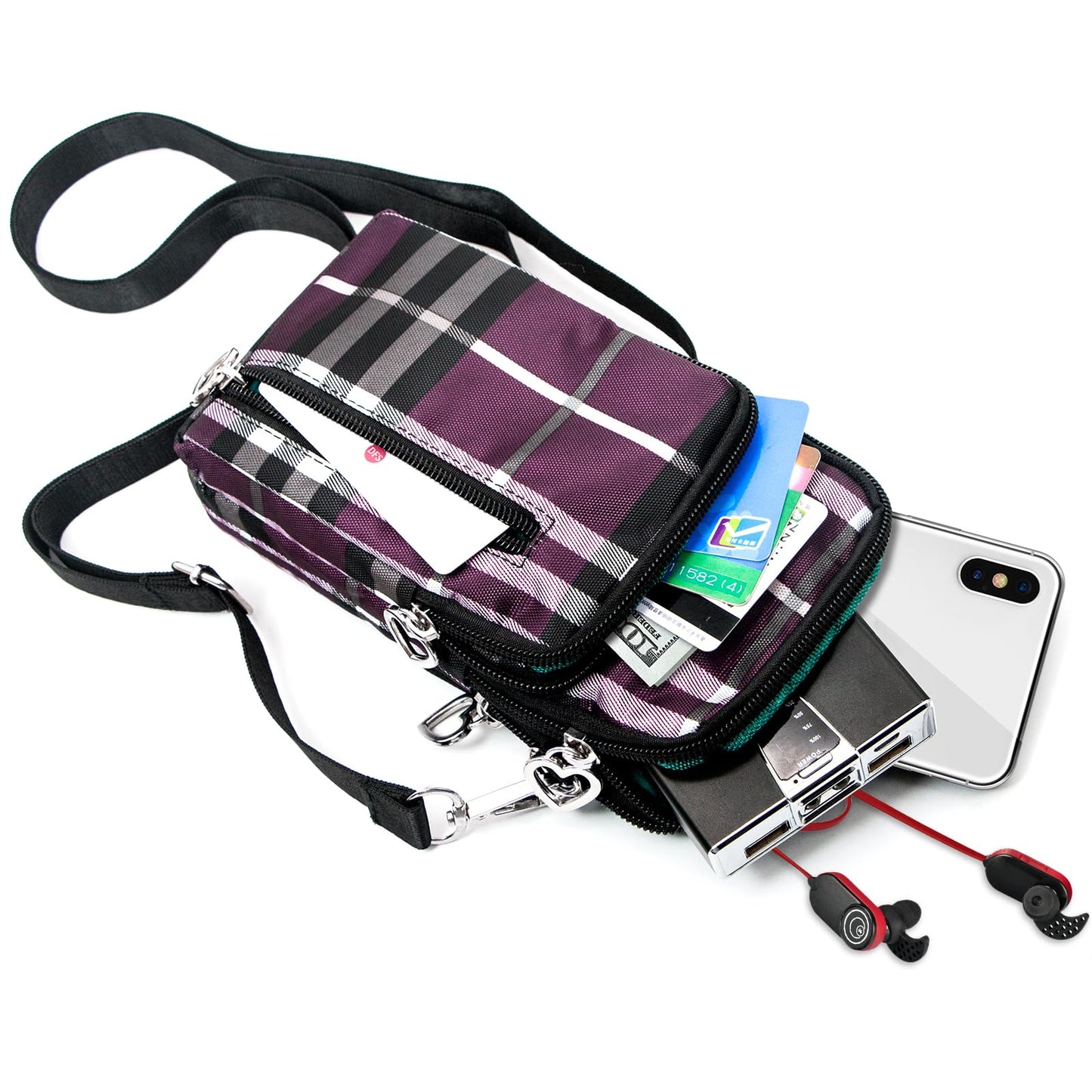 BIAOTIE Lightweight Small Crossbody bags Cell Phone Purses Travel Pouch Shoulder Bag for Women (D-15)