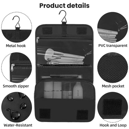 BAGAIL 10 Set Packing Cubes Various Sizes Packing Organizer for Travel Accessories Luggage Carry On Suitcase-Black