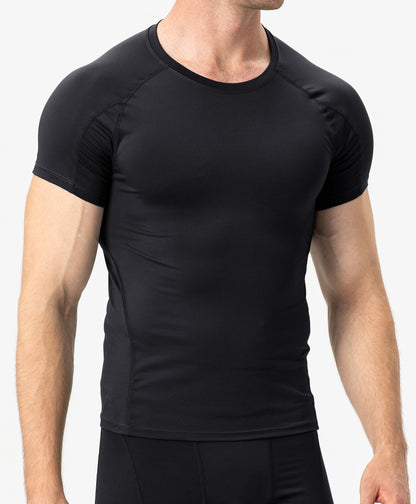 2/3 Pack Men's Compression Shirts Short Sleeve Workout T-Shirt Cool Dry Undershirts Baselayer Sports Shirt Running Tops