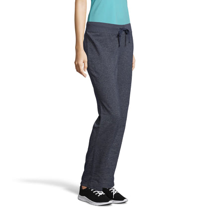 Hanes Women's French Terry Pant, Navy Heather, X-Large