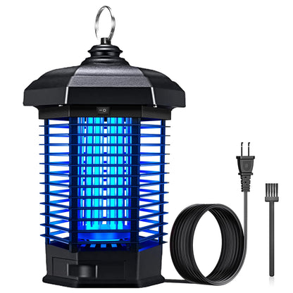 Bug Zapper for Outdoor,Mosquito Zapper, Waterproof Electric Mosquito Zappers, Insect Killer lamp, Electronic Fly Zapper for Backyard, Patio,Garden,Sport Fields Home（4200v,10ft Cord）