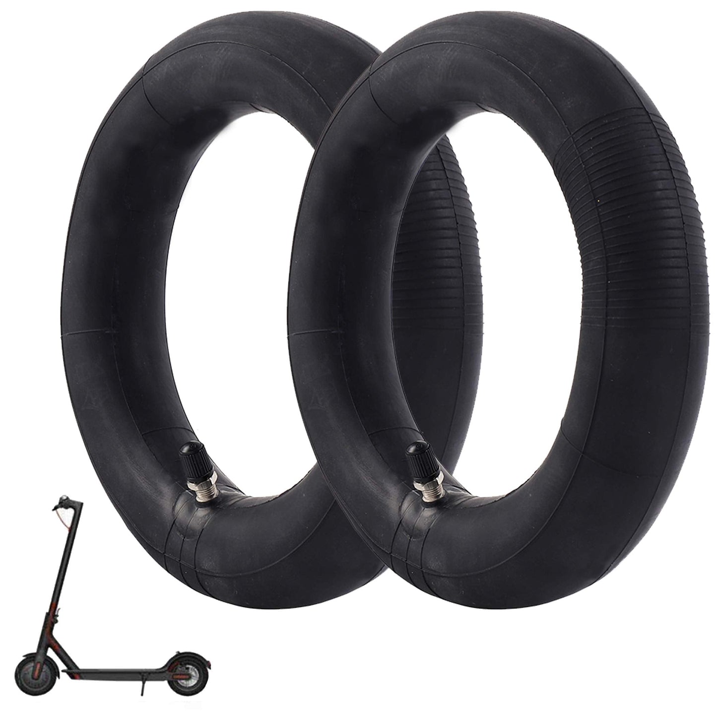 AR-PRO (2 Pack) 8.5'' x 2" Inner Tubes Compatible with for Xiaomi M365, Gotrax 50/75-6.1 Electric and Gas Scooters, Pocket Bikes, Mobility Scooters - Extra Thick 2.0mm Butyl Rubber