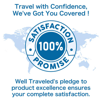 8-Piece Deluxe Compression Bags For Travel - Maximize Space In Luggage With Travel Compression Bags For Packing Double Capacity Design, Luxury Suitcase Organizer Bags, Large, Small, & Medium Set