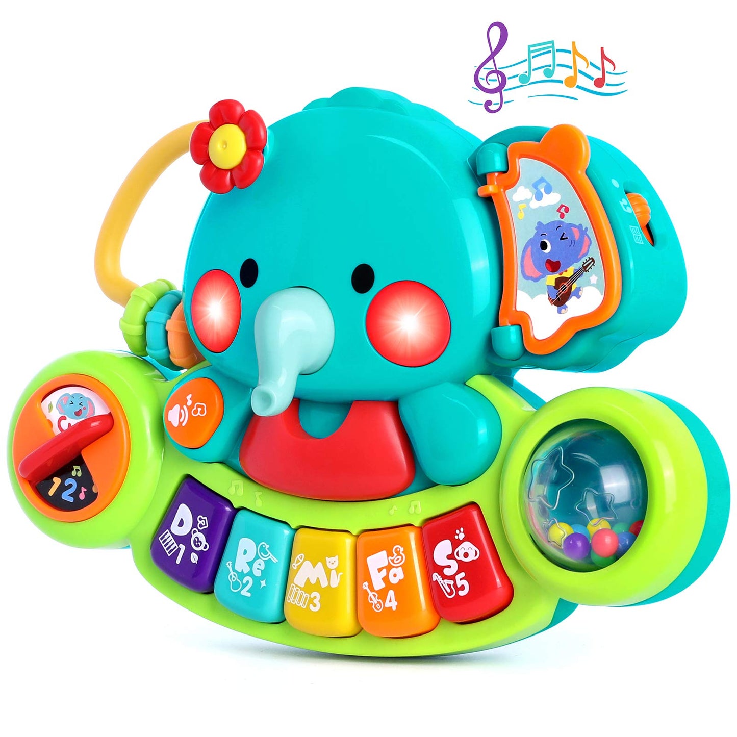 Baby Piano Toy 6 to 12 Months Light Up Music Baby Toys for 0 6 9 12 18 Months Early Learning Educational Piano Keyboard Infant Babies Girl Toy 1 Year Old Boy Girls Gift