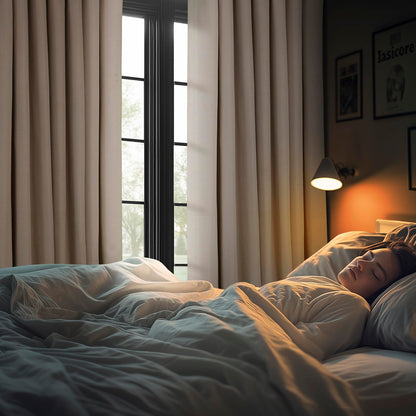 HPD Half Price Drapes - Faux Linen Curtains for Living Room (1 Panel) - 100W X 84L - Extra Wide Textured Room Darkening Curtains for Bedroom 84 Inches Long - Drapes for Home Decor, Birch