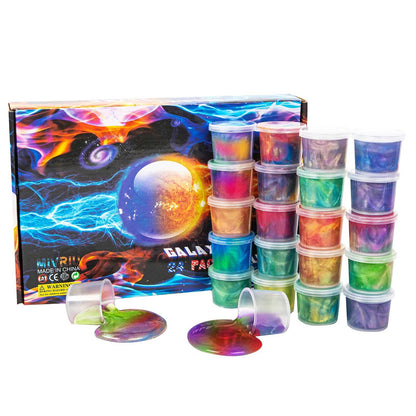 24 Pack Mini Slime, Galaxy Slime Party Favors, Stretchy Slime Kit for Classroom Prizes, Christmas Stocking Stuffers, Goodie Bag Stuffers,Easter Basket Stuffers for Kids Boys Girls 5-12