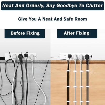 Cable Clips 10mm Nail in Cable Holder Clip 100 Pcs Wire Clips Speaker Tacks for Cords Coax Clamps Ethernet Cord Tacks RG6 RG59 CAT6 RJ45 Wall Wire Organizer