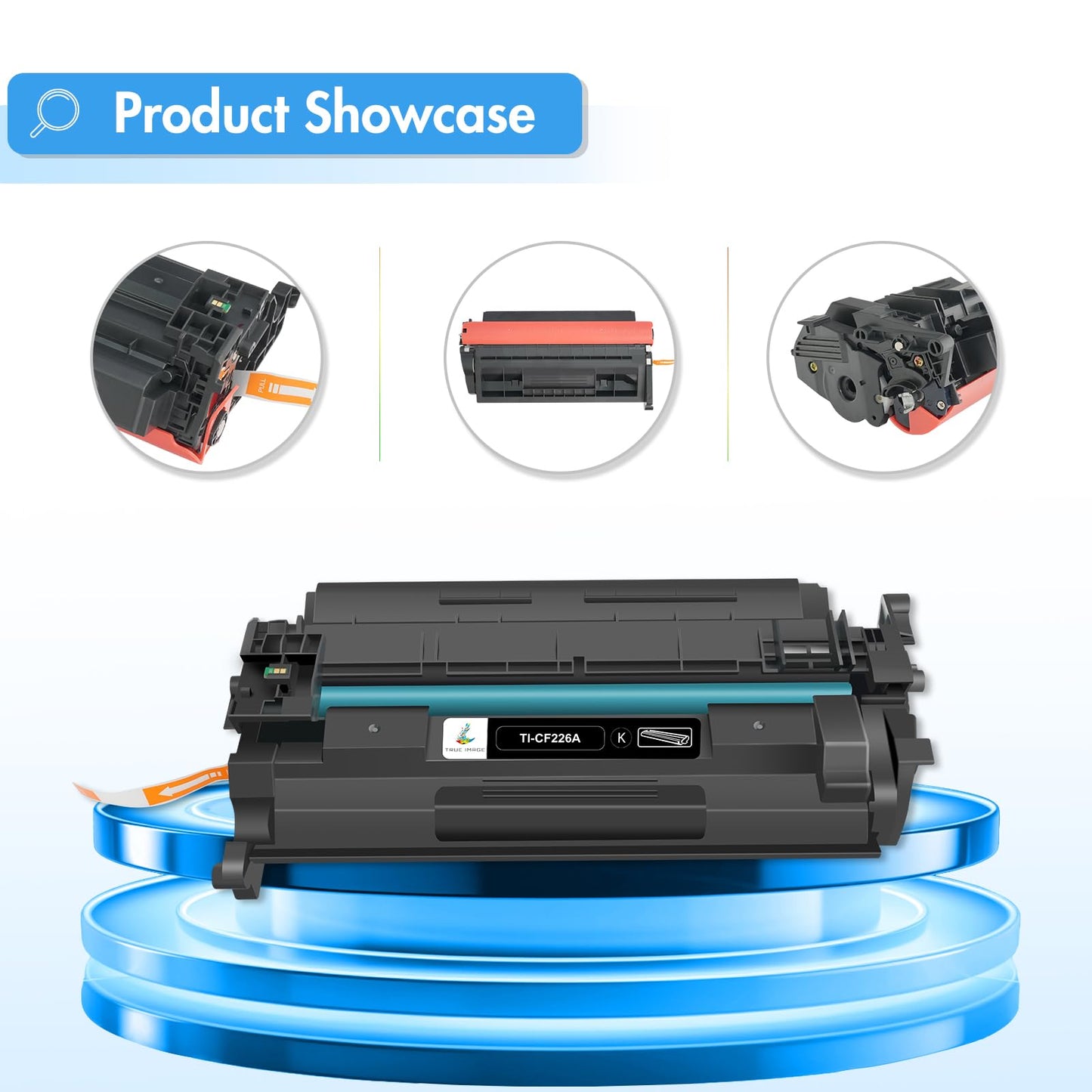 26A Toner Cartridge for HP Printer CF226A M426fdw Compatible for HP 26A Black Laserjet Toner Cartridge 26X CF226X M402n MFP M426fdw M402dn M402 M402dw M402dne M426fdn M426 M426dw Printer Ink 2 Pack