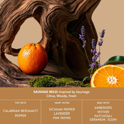 AirPurelle Car Air Freshener with Woody Citrus Scent-90+ Days Long Lasting