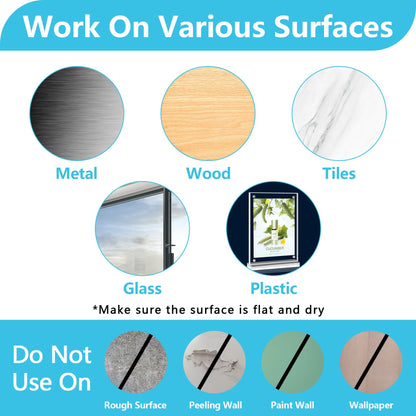 Abnii 100PCS Cable Clips, Adhesive Wire Clips Organizer Cord Clips Management, Cable Staples Outdoor Strong for Wall, Desk, Christmas Lights, String Lights, TV PC Ethernet Cable, Clear Small