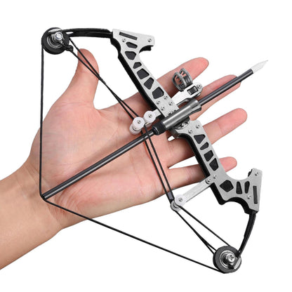 Archery Bow Set Laser Compound Bow Stainless Steel Training Bow Outdoor Sports Hunting Cool Stuff Professional Competition （Black）