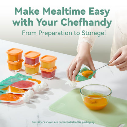 Baby Food Maker, 5 in 1 Baby Food Processor with Steaming Basket, Auto Cooking & Grinding, Touch Screen Control, Baby Steamer and Blender, Baby Food Puree Maker Warmer Mills Machine (Green)