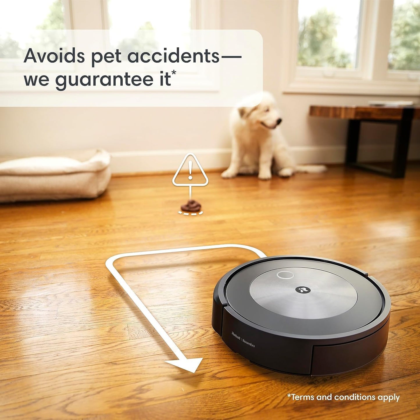 iRobot Roomba Combo j5+ Self-Emptying Robot Vacuum & Mop – Identifies and Avoids Obstacles Like Pet Waste & Cords, Empties Itself for 60 Days, Clean by Room with Smart Mapping, Works with Alexa
