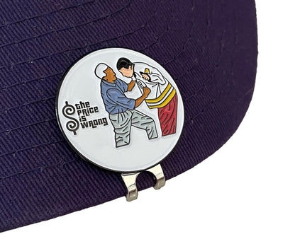 Balanced Co. Funny Golf Hat Clip with Enamel Magnetic Ball Marker (3-Pack)