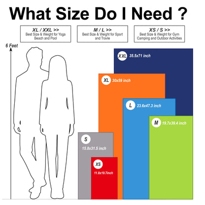 4Monster Camping Towels Super Absorbent, Fast Drying Microfiber Travel Towel, Quick Dry Ultra Soft Compact Gym Towel for Swimming Beach Hiking Yoga Travel Sports Backpack (47.00" x 23.60", Gray)