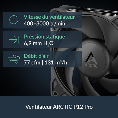 ARCTIC Liquid Freezer III Pro 360 - AIO CPU Cooler, 3 x 120 mm Water Cooling, 38 mm Radiator, PWM Pump, VRM Fan, AMD AM5/AM4, Intel LGA1851/1700 Contact Frame - Black