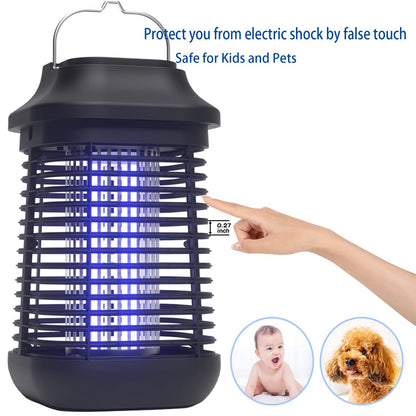 Bug Zapper for Outdoor and Indoor,3-Meter Power Cord with Switch Mosquito Zapper,Bug Zapper Outdoor for Home Backyard, Patio
