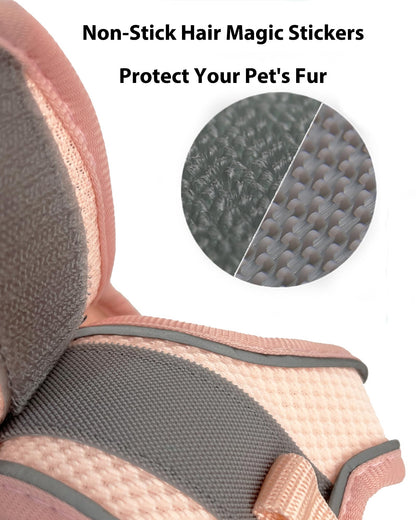 Aecllcea Dog Harness for Small Medium Sized Dog, Step in Puppy Harness and Leash Set Training Walkings. (Black, M)