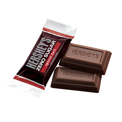 HERSHEY'S SPECIAL DARK Zero Sugar Chocolate Candy Bag, 5.1 oz