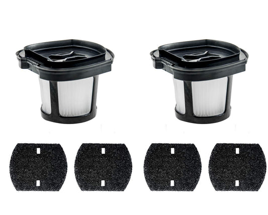 2579 Vacuum Replacement Filters Compatible with Bissell Pet Hair Eraser 2390A 2389 & AutoMate 2284W Lithium Ion Cordless Hand Vacuum,Compare to Part # 1614212, 1614203 & 1614204