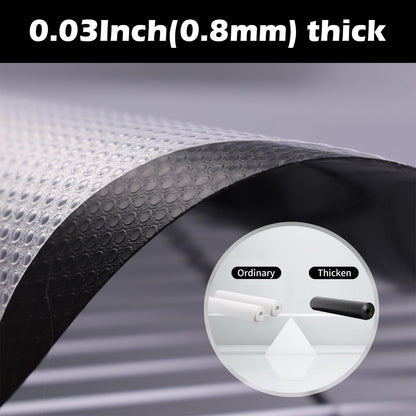 Janeart 13-Inch Wire Shelf Liner: Easy to Cut Black Plastic Pantry Shelving Liner 13" x 12 FT - Waterproof Thick Small Drawer Mat for Wire Shelves