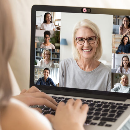 IMNEXT2U Laptop Camera Cover Slide 6 Pack Ultra Thin Slide Laptop Camera Cover for Echo Show, Cellphone, Computer, Tablet, Chromebook, PC - Daisy