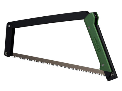 AGAWA - BOREAL21 TRIPPER KIT - 21 inch folding bow saw, rugged cordura sheath, additional aggressive blade (Black Frame - Green Handle)