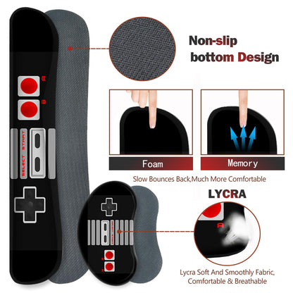 ARTSO Large Gaming Mouse Pad, Keyboard Wrist Rest Pad & Wrist Support Mousepad Set, Stitched Edge, Extended, Non-Slip Base, Memory Foam Desk Mat, Black Game Console