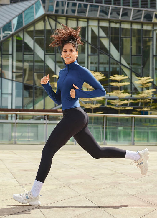 BALEAF Women's Fleece Lined Leggings Snow Ski Water Resistant Pockets High Waisted Tight Winter Hiking Warm Running Leggings