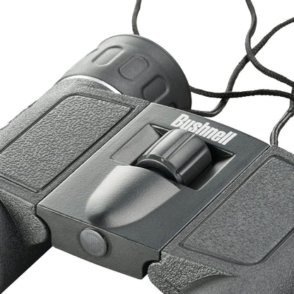 Bushnell Powerview 10x25 Compact Binoculars, High-Power Folding Roof Prism, Lightweight & Portable, Non-Slip Grip, Black - Ideal for Sports, Wildlife, and Outdoor Adventures