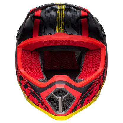 Bell MX-9 MIPS Dirt Helmet (Offset Matte Black/Red - 2X-Large)