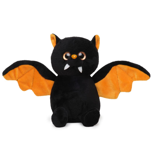 Bearington Collection Echo The Bat Halloween Plush, 7.5 Inch Bat Stuffed Animal, for Ages 3-14