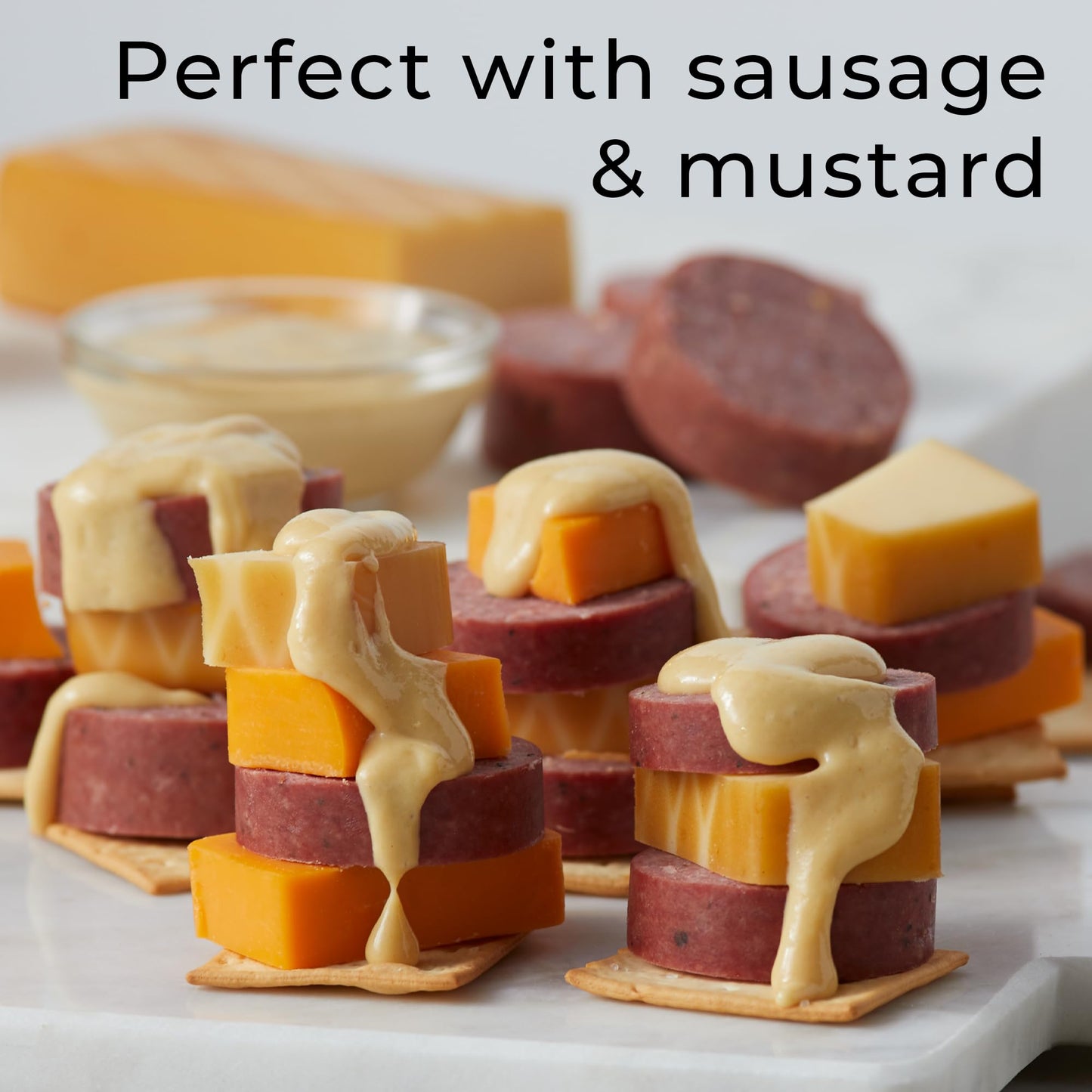 Hickory Farms Cheddar Cheese Variety Sampler - 3 Pack | Gourmet Charcuterie Variety, Perfect for Charcuterie Boards