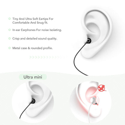 AGPTEK Sleep Earbuds, in-Ear Earphones for Sleeping with 3 Sizes Ultra-Light Soft Silicone, Noise Isolating Headphone Perfect for Sleeping, Insomnia, Side Sleeper, Air Travel, Meditation & Relaxation