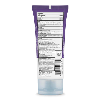 Amazon Basics Sheer Facial Sunscreen SPF 55, UVA/UVB Protection, Unscented, Lightweight, Water Resistant, Formulated without Octinoxate & Oxybenzone, 3 fl oz (Pack of 1) (Previously Solimo)