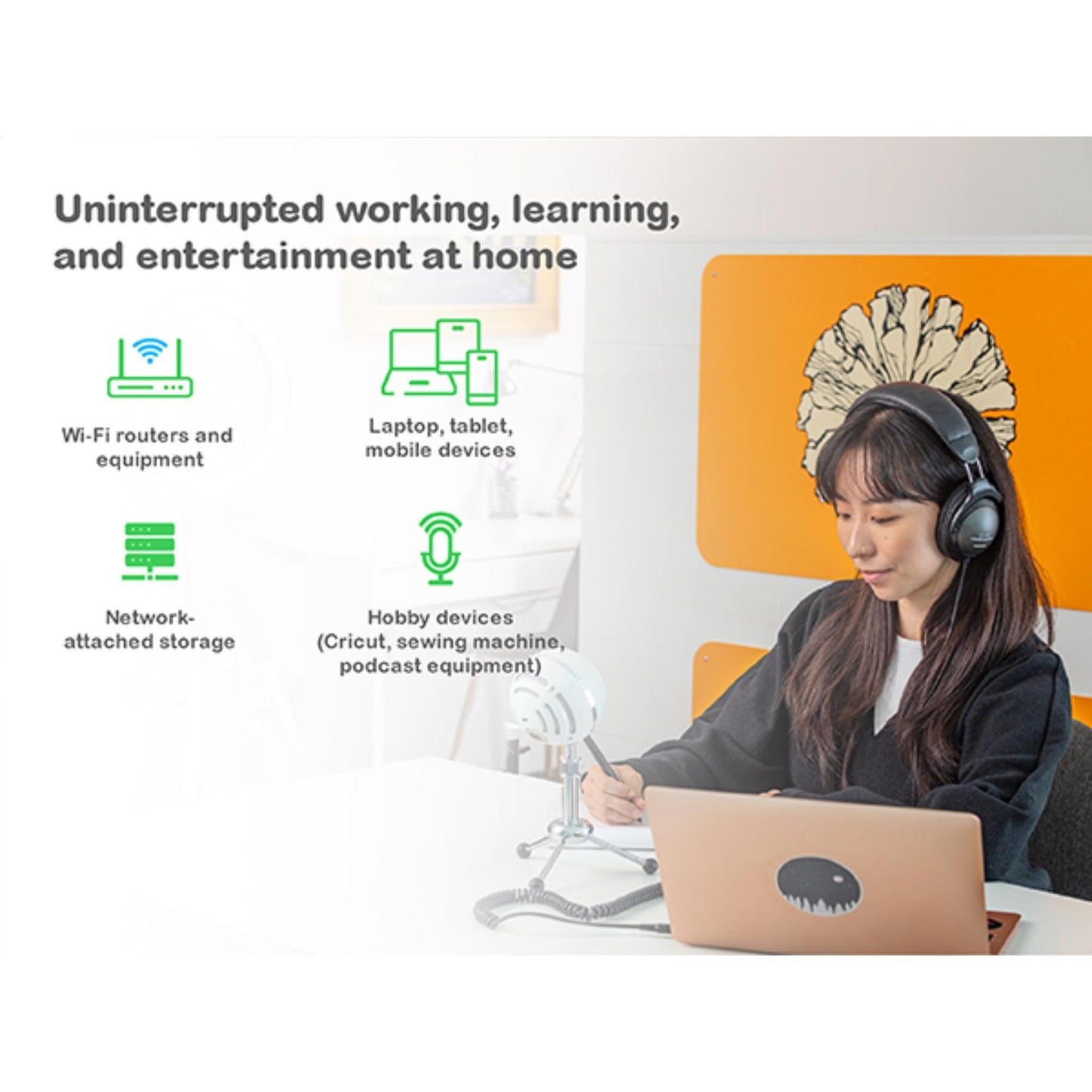 APC UPS Battery Backup, 700VA UPS with 4 Backup Battery Outlets, Type C USB Charging, BE700G3 Back UPS