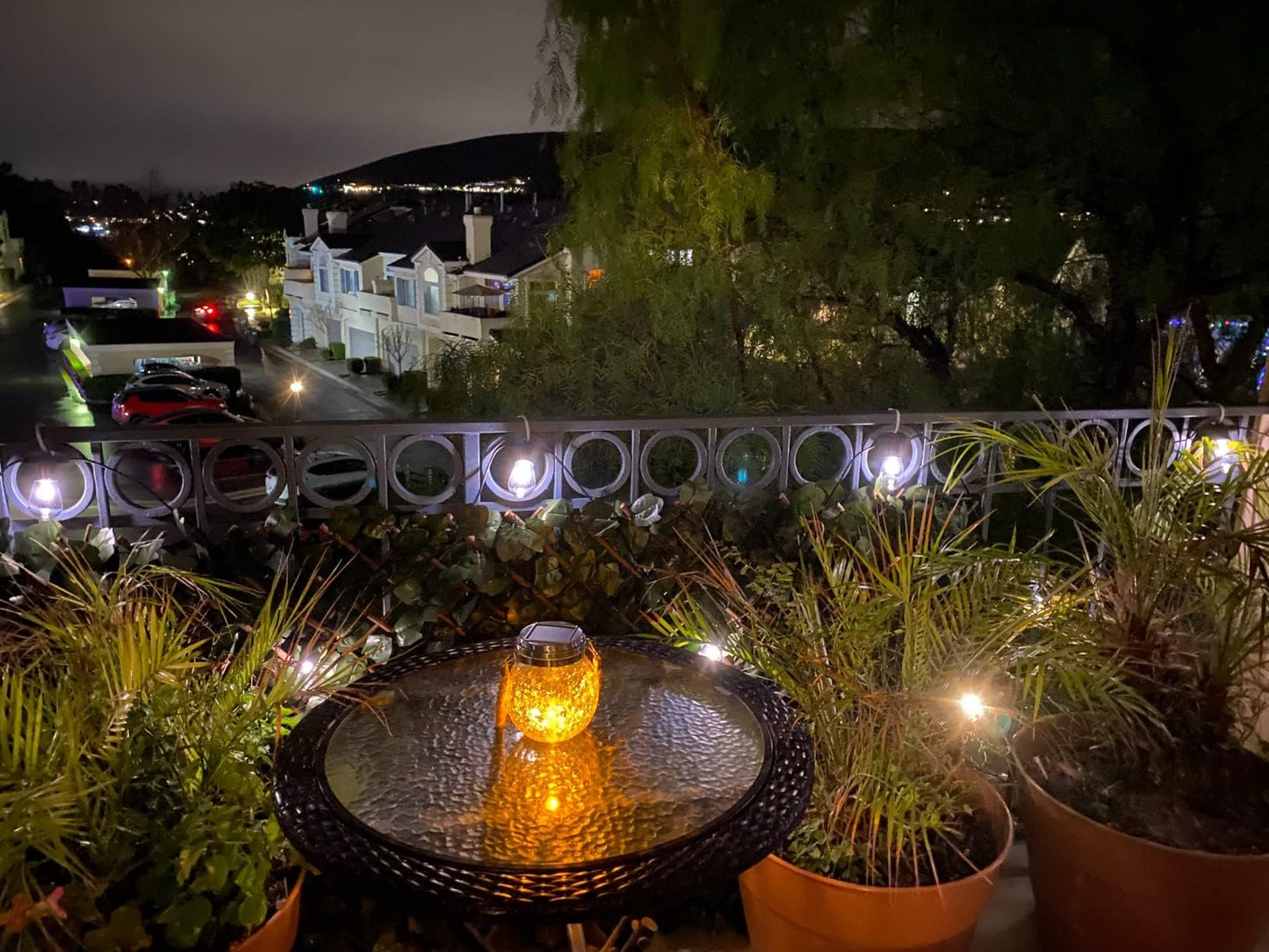 Brightech Ambience Pro Solar Powered Outdoor String Lights -27 ft Commercial Grade Waterproof Edison Patio Lights, Shatterproof LED String Lights for Outside, Porch - 12 Bulbs, 1W Soft White