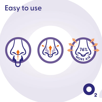 AIRMAX Nasal dilators for Sleeping - 76% More Airflow - Anti snoring Devices - Breathe Freely Through The Nose - Sinus Relief, Relief and snoring Solution - 2X Medium Orange - 6 Month Relief