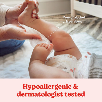 Huggies Simply Clean Unscented Baby Diaper Wipes, 11 Flip-Top Packs (704 Wipes Total), Packaging May Vary