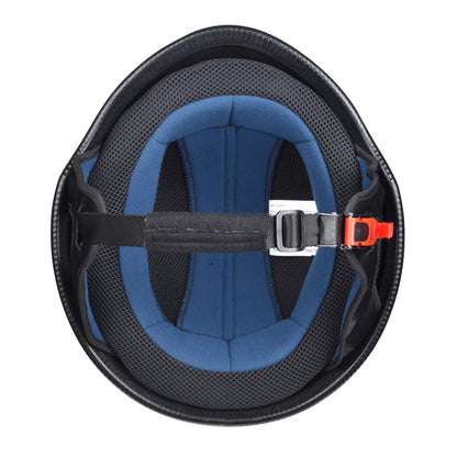 AHR Motorcycle Helmet German Style Half Helmet for Bike Cruiser Scooter Chopper Half Face Helmet for Men Women DOT Approved, Run-G (Matte Black, L)