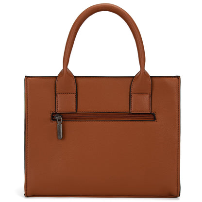 Wrangler purses for womens tote bag satchel bag womens purses and handbags for women cute trendy woman bolsa wrangler para mujer with Zipper and Pocket top handle with strap WG70-8120DBR